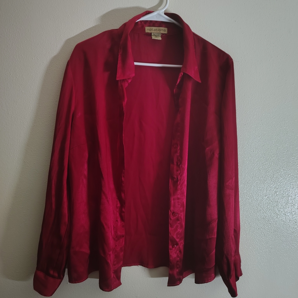 Notations Ruby Red Top - image 1